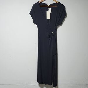 NWT joie Charcoal Gray Model Wrap Dress XXS